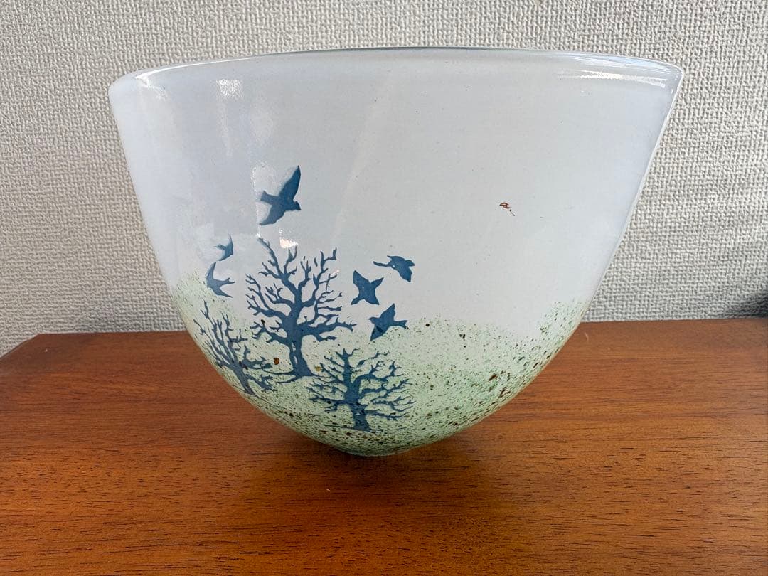 KOSTA BODA October ボウル　北欧 スウェーデン アートガラス