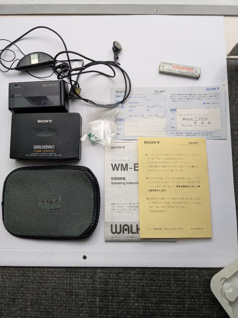 SONY　ウォークマン WM-EX80 カセット