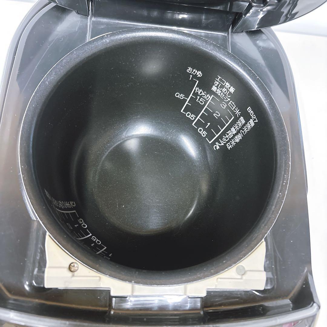 【動作確認済】3合炊き 象印 圧力IH炊飯器 極め炊きNP-RZ05黒