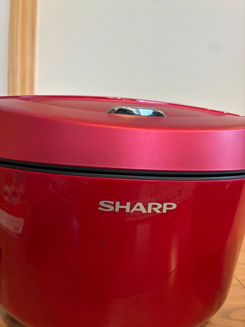 SHARP 電気圧力鍋ヘルシオKN-HW24C-Rレッド（中古）