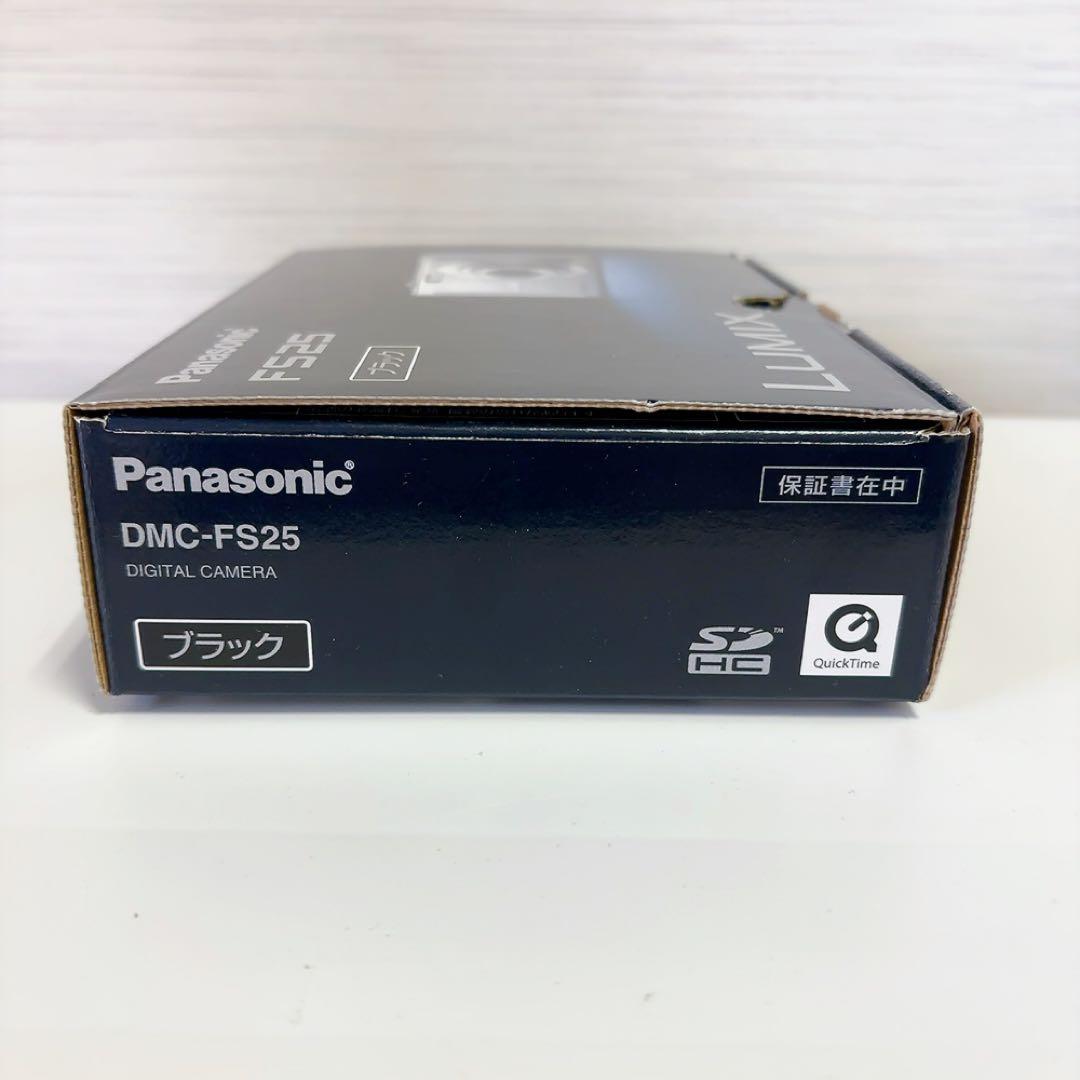 パナソニック LUMIX デジカメ DMC-FS25 デジタルカメラ ブラック