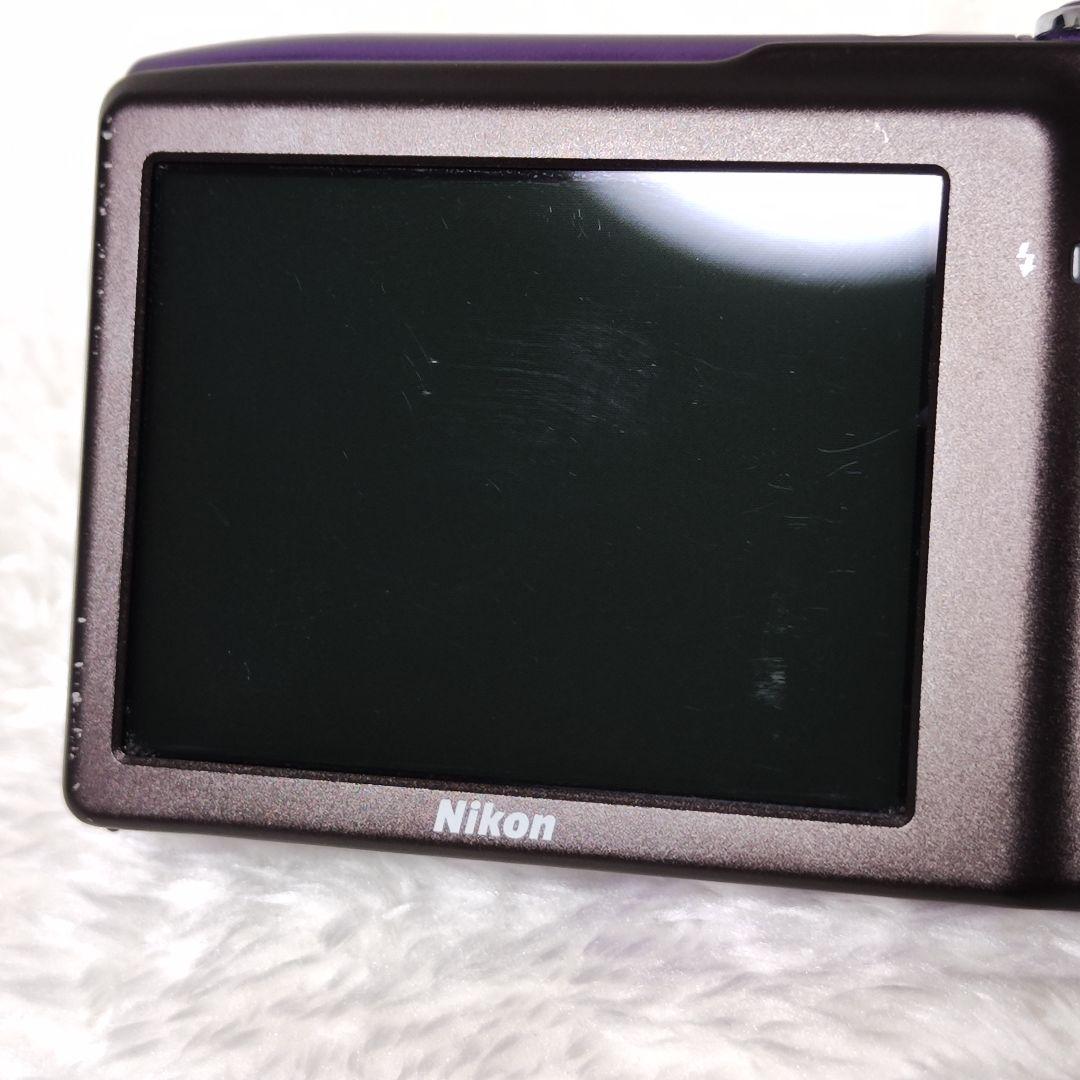 NIKON COOLPIX S3300 パープル コンデジ デジカメ