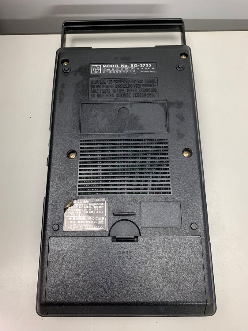 《J427》RQ-2735 National カセットプレーヤー