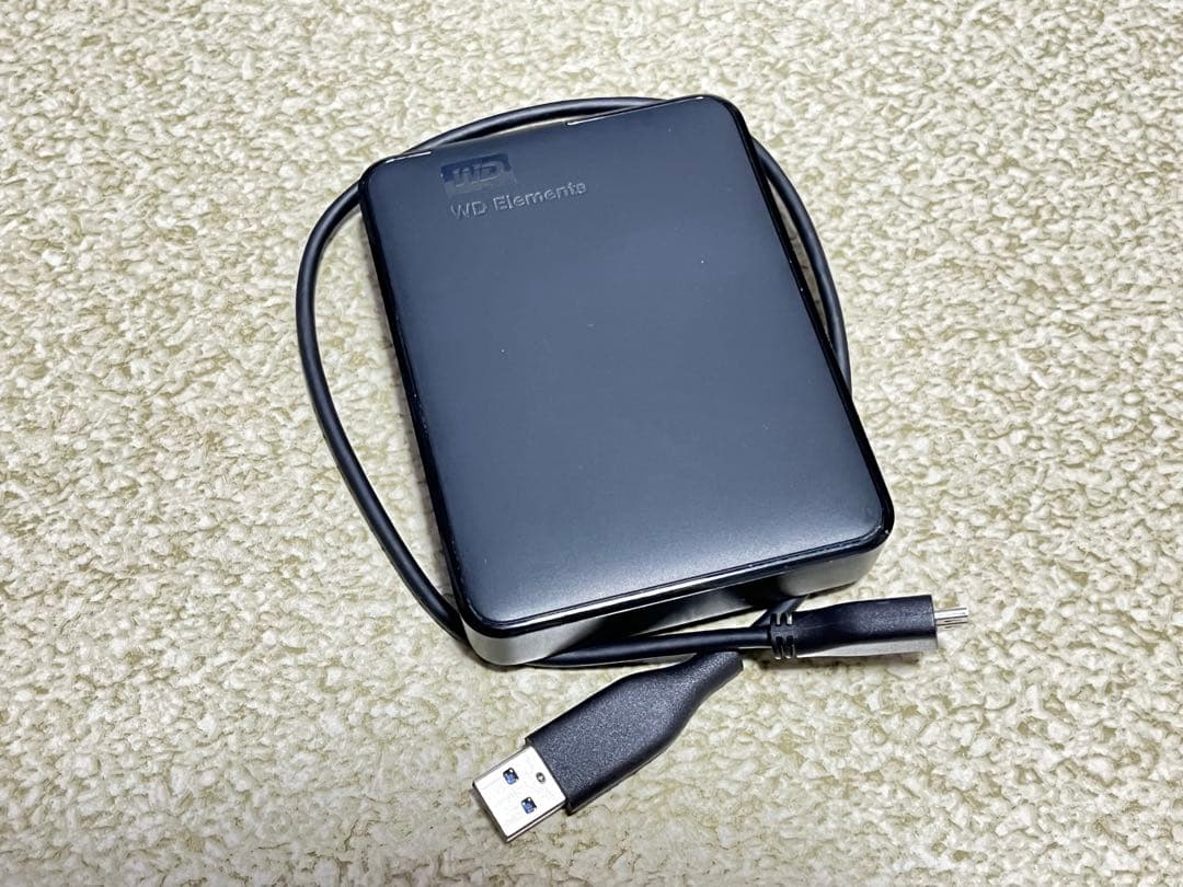 ポータブルHDD×4 セット (WD) 4TB USB3.0(type-A)