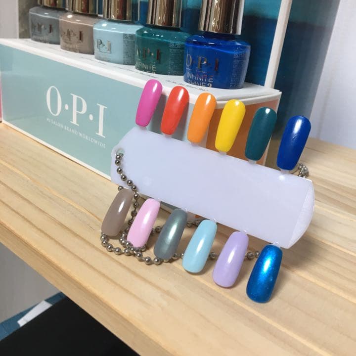 美品★OPI/インフィニットシャイン12色&ベーストップ付き