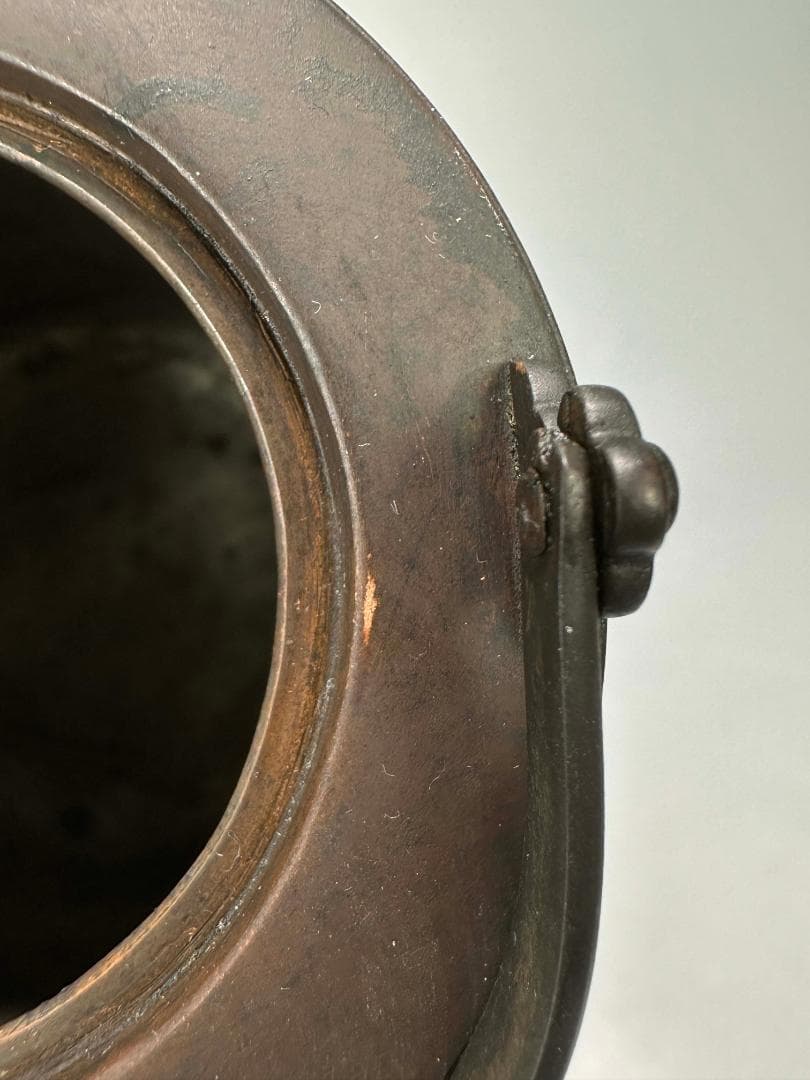 M24-2日本美術　銅製　銅銚子　水注　急須　時代物　古道具