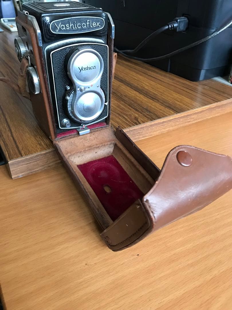 Yashicaflex 二眼レフカメラ レザーケース付き