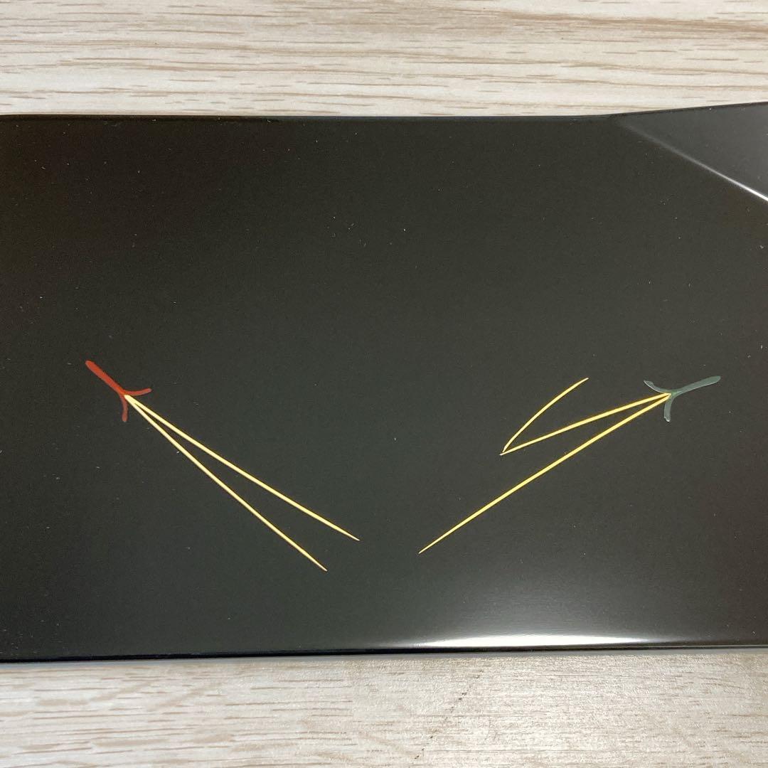 【新品】漆器のあそべ 銘々皿 黒塗り　5枚セット 18×12cm