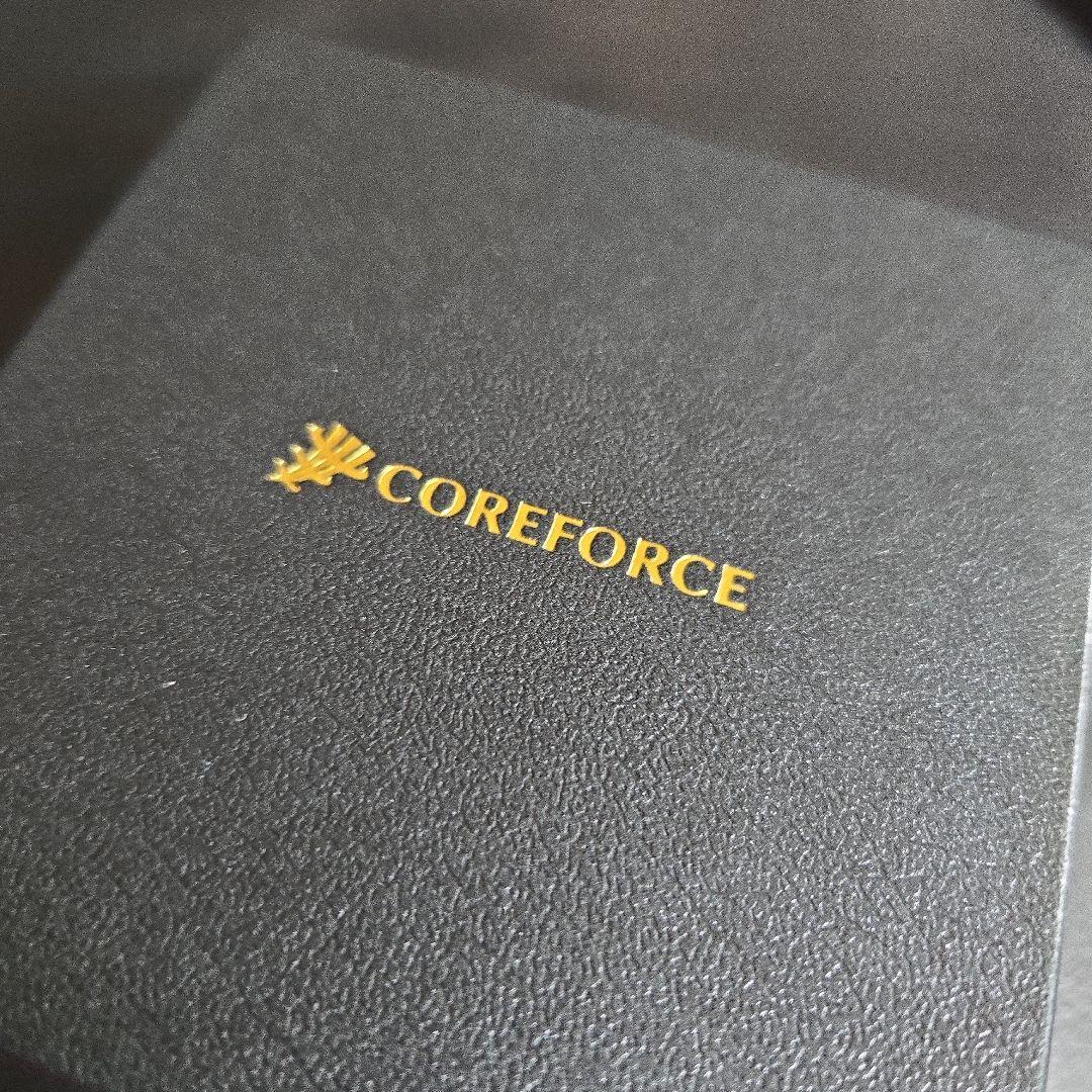 COREFORCE ブラックブレスレット専用ケース、保証書付き。新品同様７０cm