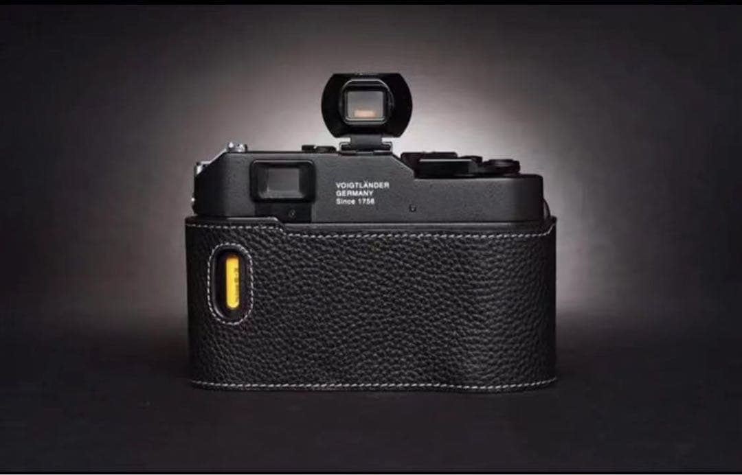 新品 本革カメラケース Voigtlander Bessa R2/35RF用