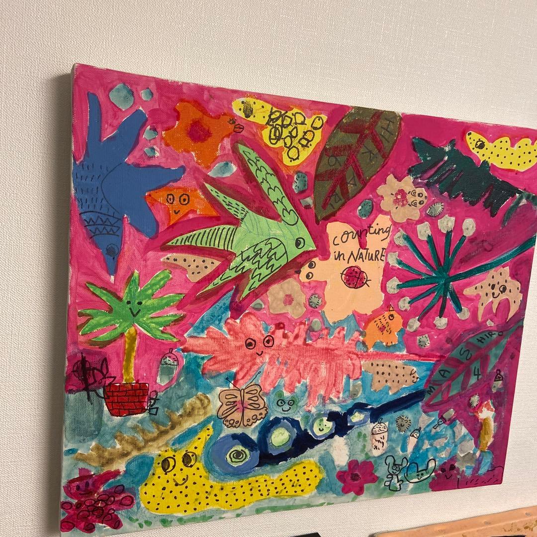 キャンバス　アート　絵画　カラフル　絵　アート大　ポップアート