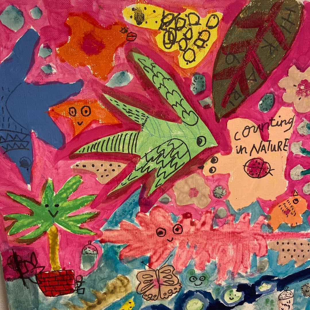 キャンバス　アート　絵画　カラフル　絵　アート大　ポップアート
