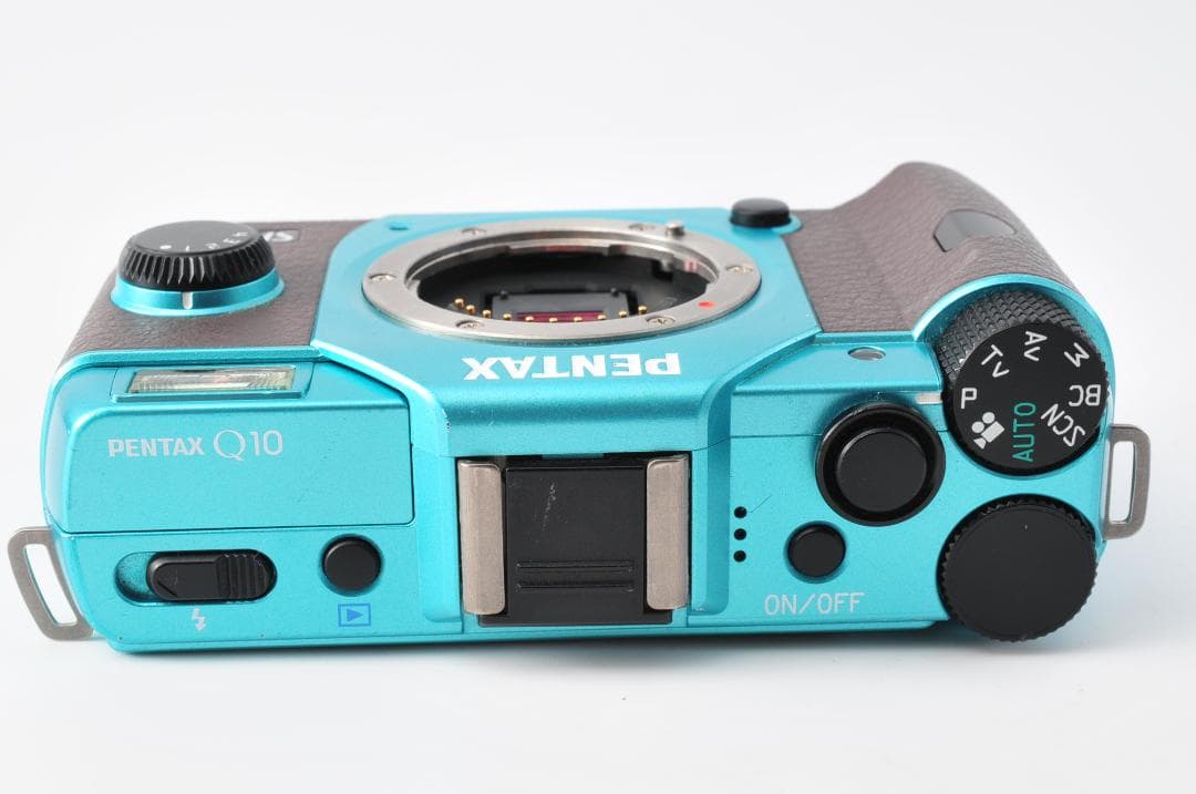 PENTAX ペンタックス Q10 ブルー バッテリー、充電器付 #104
