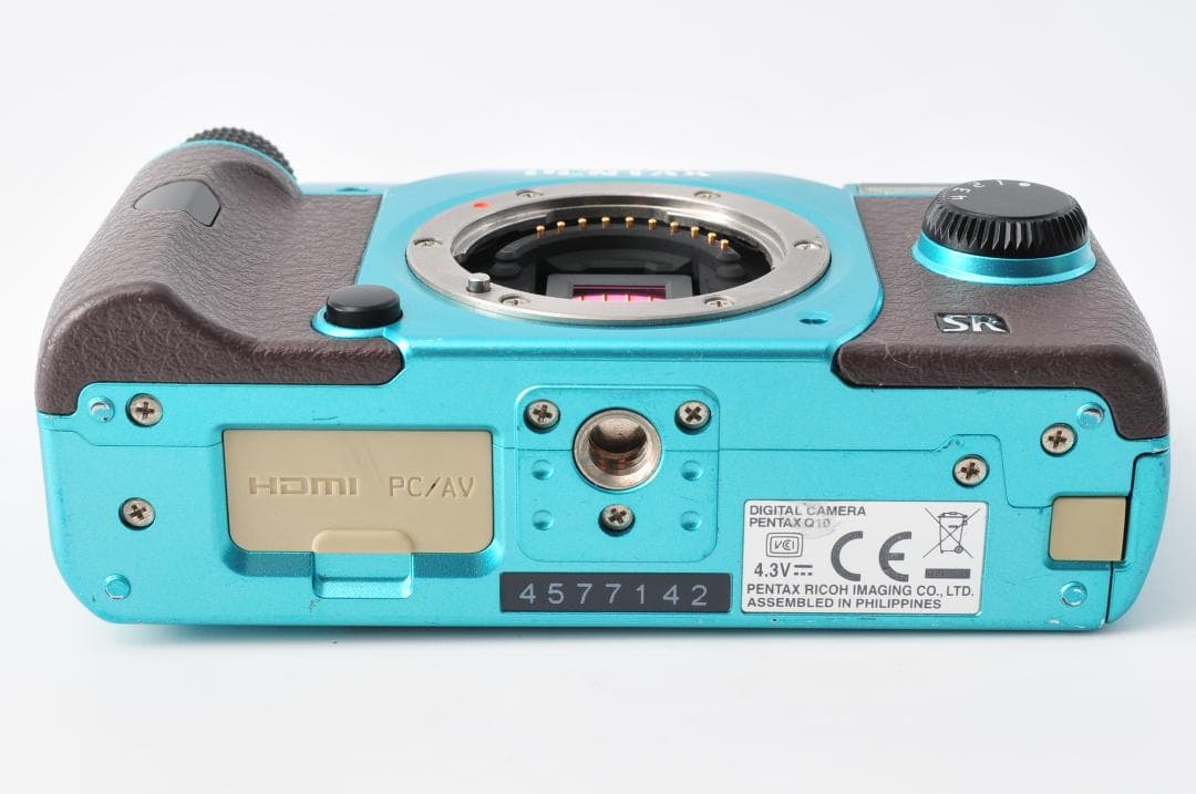 PENTAX ペンタックス Q10 ブルー バッテリー、充電器付 #104