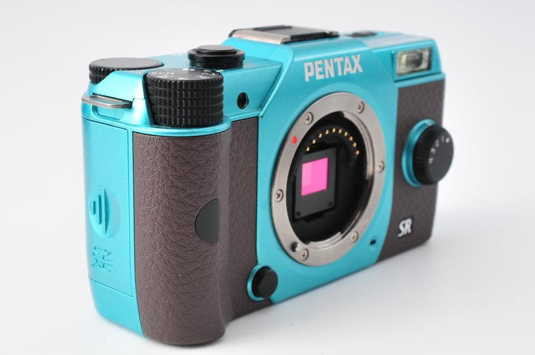 PENTAX ペンタックス Q10 ブルー バッテリー、充電器付 #104