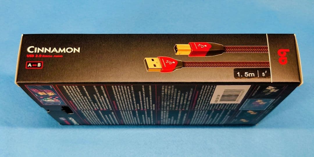 AudioQuest Cinnamon1.5m A-B USB2.0ケーブル美品