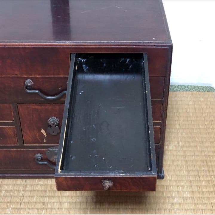 木製 伝統的 引出し 昭和レトロ アンティーク 小箪笥 小物入れ