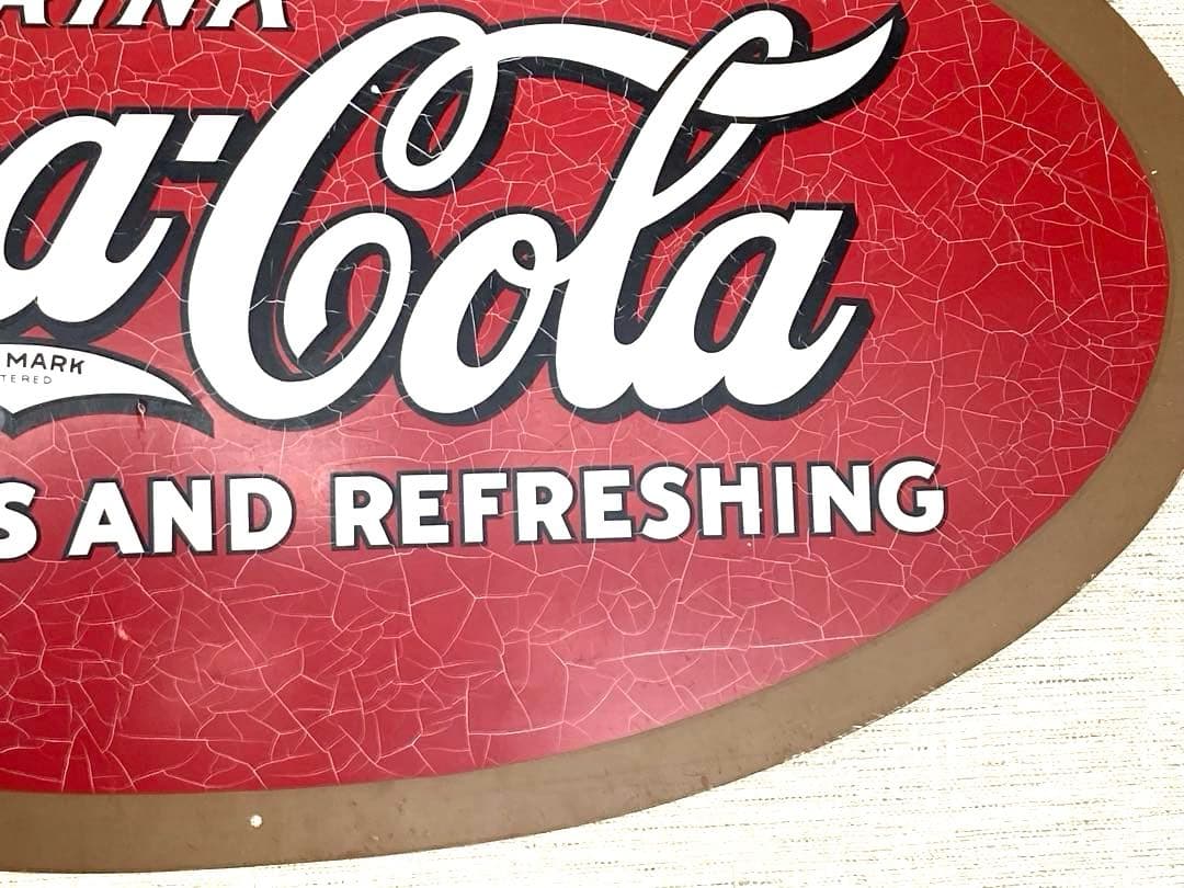 【非売品】Coca-Cola コカコーラ 限定看板 昭和レトロ アンティーク