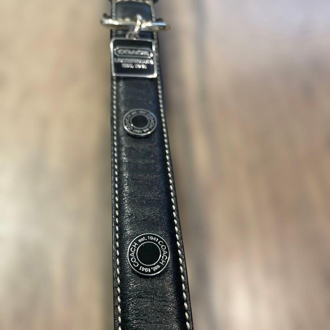 COACH 犬用レザー首輪 Sサイズ