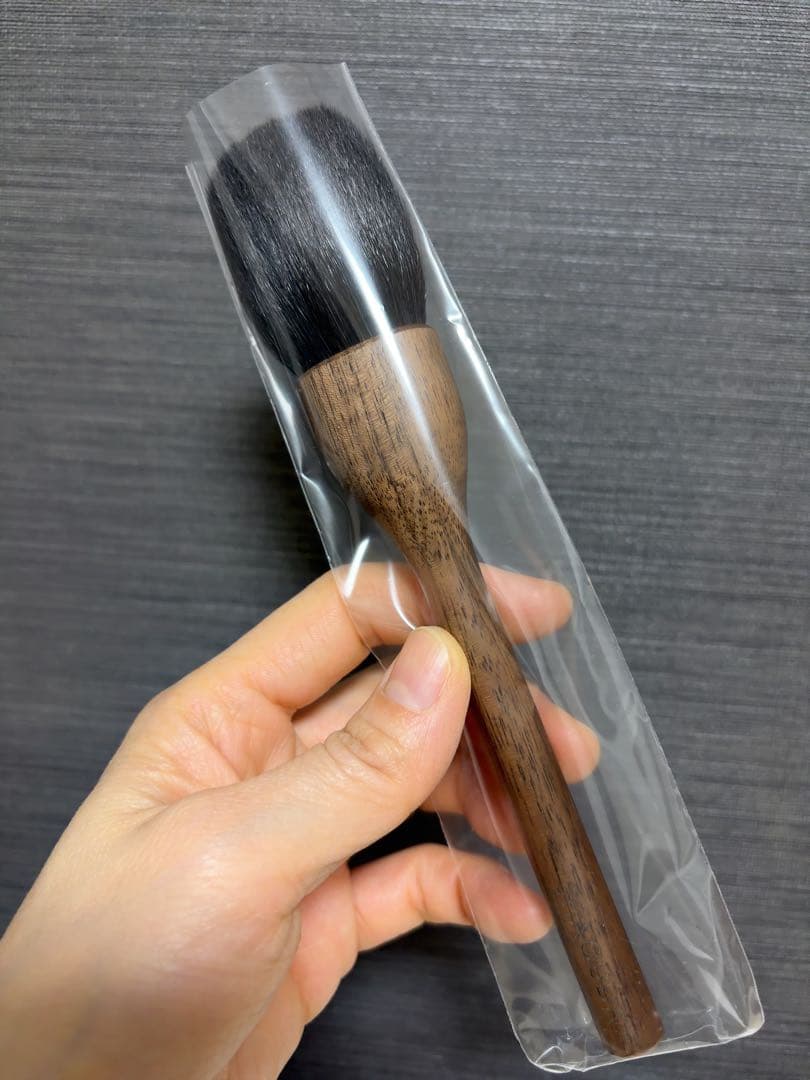 【新品/未使用】天然毛極上フェイスブラシ/SHAQUDA UBU 802 熊野筆