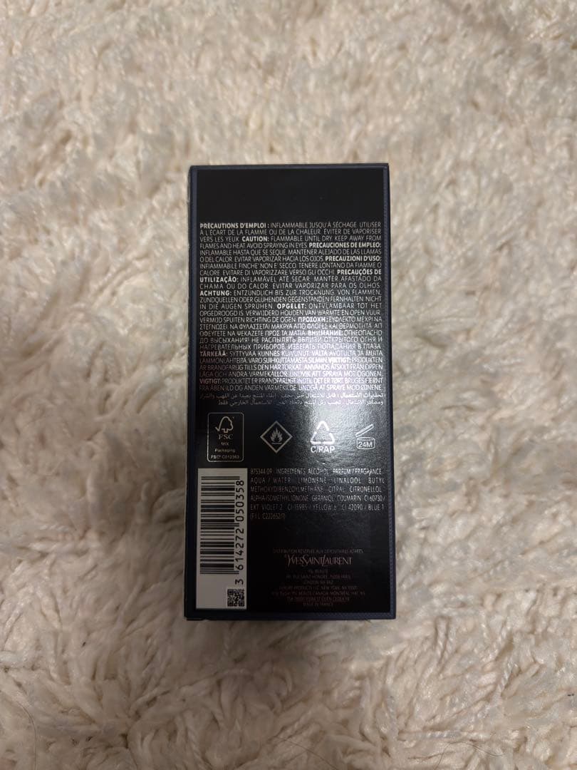香水(男性用) Yves Saint Laurent Y Eau de Parfum 100ml