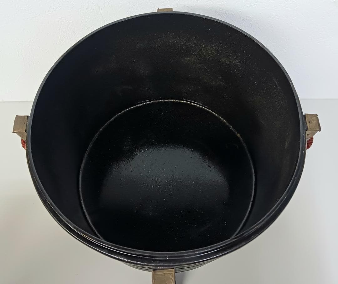 漆器 行器/外居 ほかい 蓋付き 年代物 アンティーク 明治 大正 餅まき用