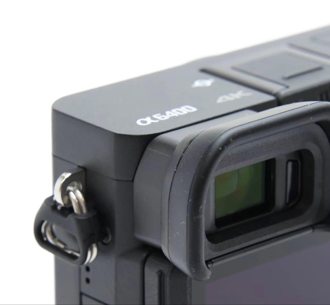 【美品】シャッター回数:約11500回 SONY α6400 カメラ レンズ付