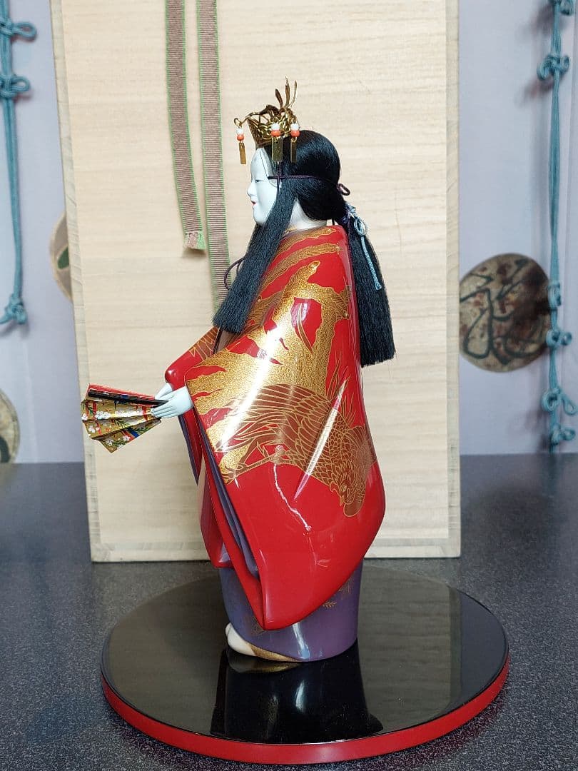 輪島塗 能楽 輪島蒔絵 人形 羽衣 高級美術品　蒔絵師　伊川雅仁