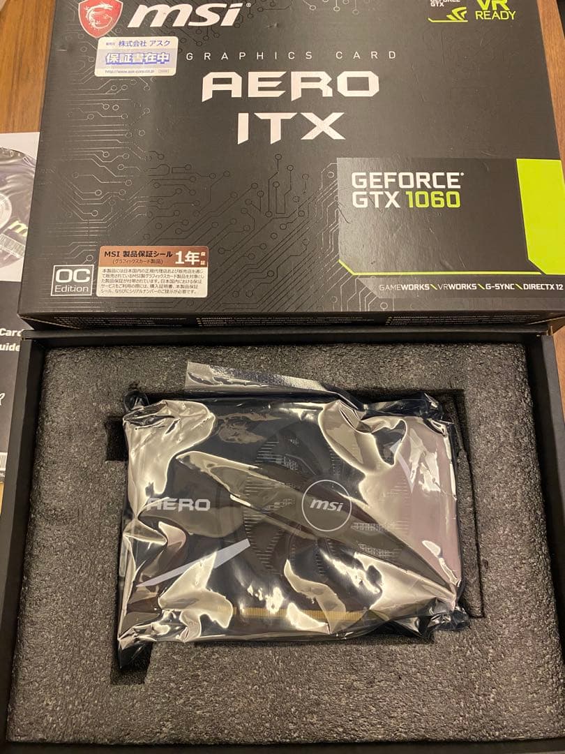 グラフィックボード・グラボ・ビデオカード MSI NVIDIA GEFORCE GTX 1060 AERO ITX OC