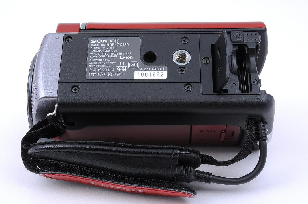SONY HDR-CX180 ビデオカメラ ハンディカム レッド