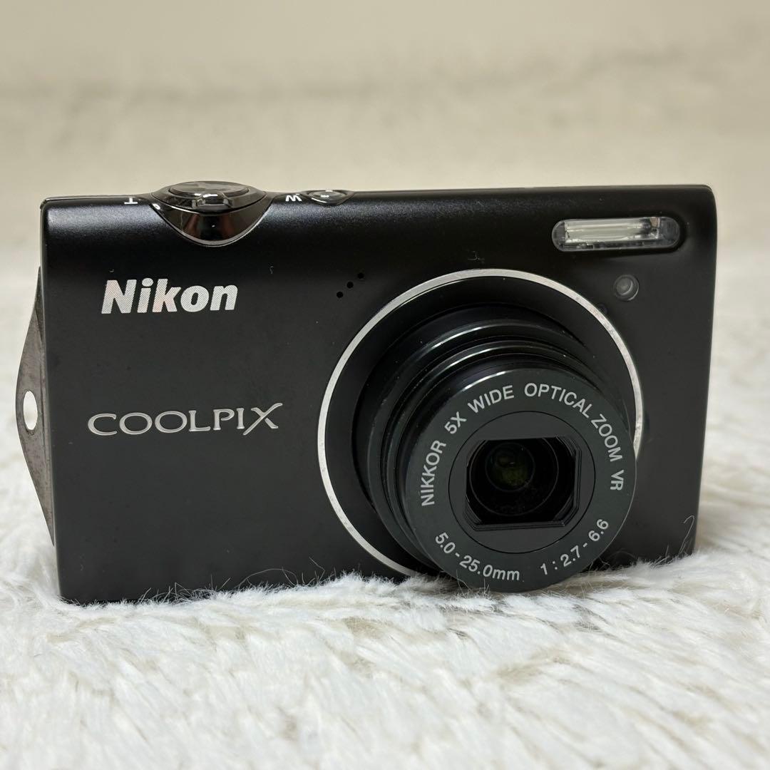 Nikon COOLPIX S5100 SDカード2G　黒　コンデジ　動作品