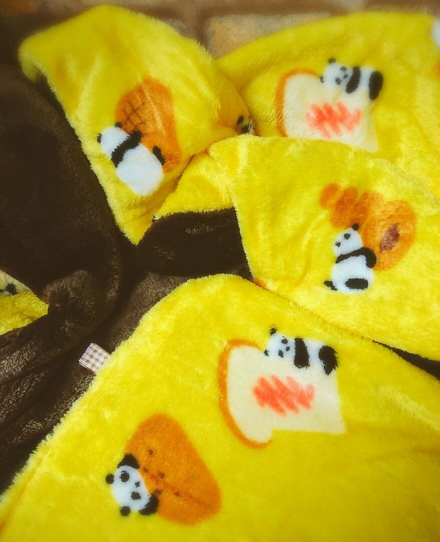 専用⭐みかん❤超ふかふか～暖か❤Ｗボア★超特大ブランケット⭐パンぱんだ❤