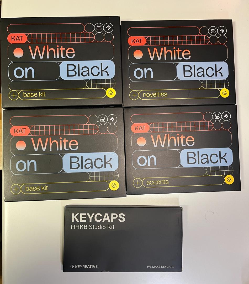 HHKB Studio 英語配列（US配列）墨　キーキャップセット
