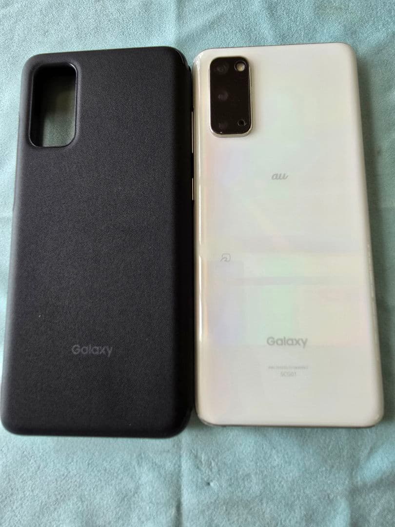 Samsung Galaxy S20 5Gau　純正カバー付き！SDカード付き