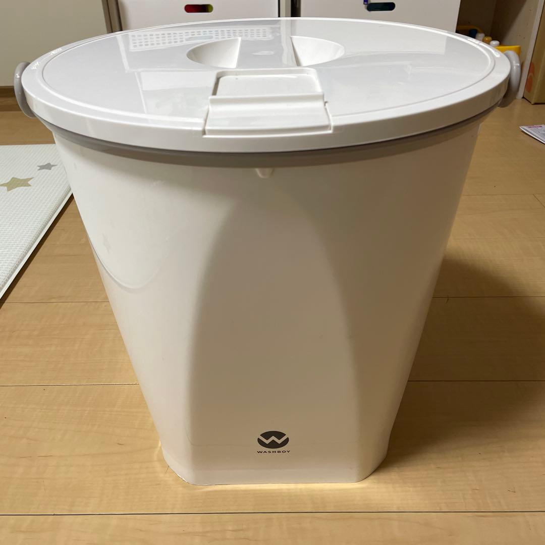 【美品】WASHBOY ハンディ洗濯機 ミニ洗濯機 TOM-12F