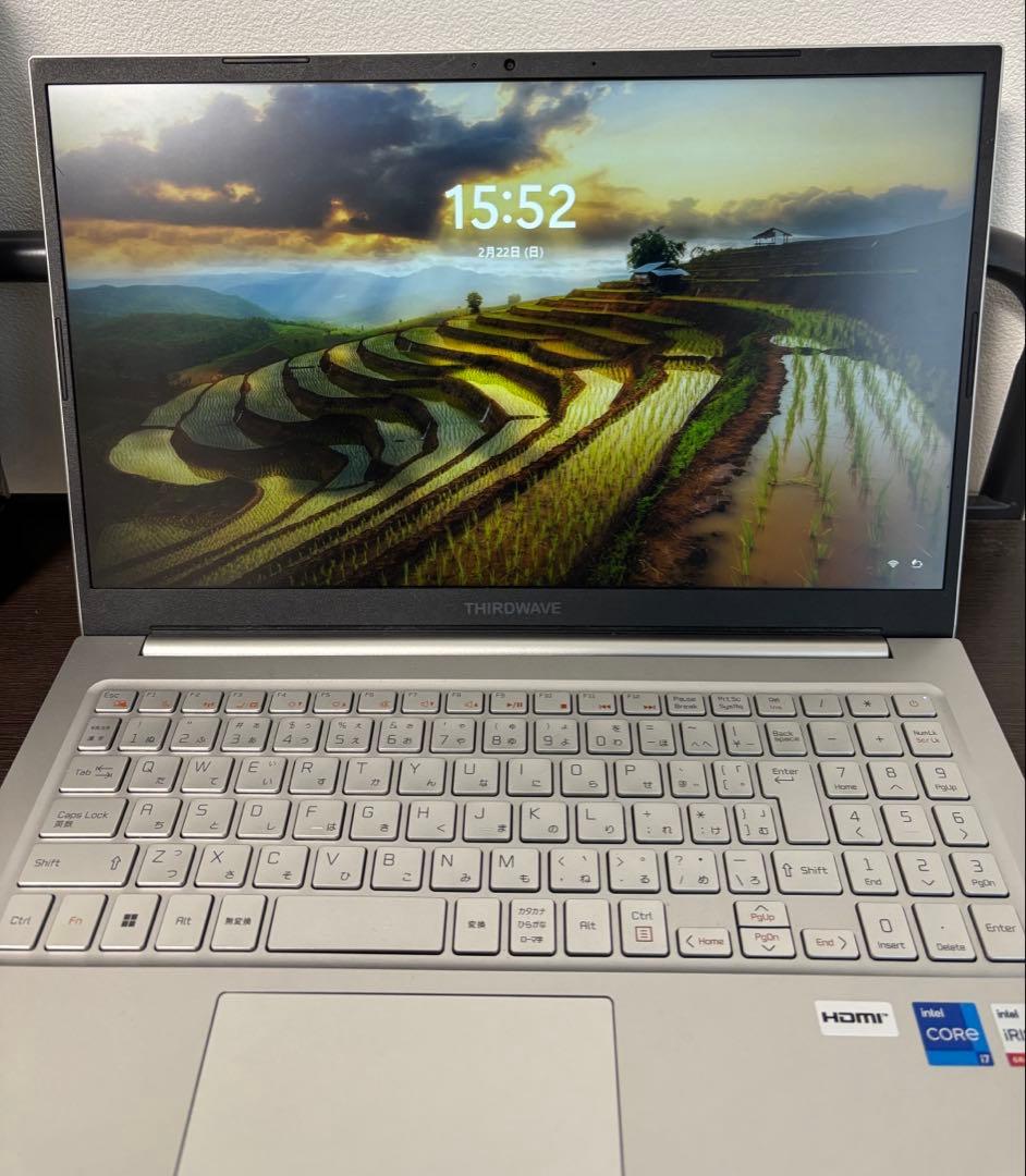 値下げ中ドスパラ THIRDWAVE i7-1355U 32GB 1TB SSD