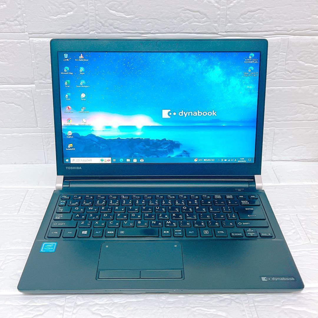2018年式⭐️SSD⭐️Office付⭐️バッテリー稼働OK⭐️黒ノートパソコン⭐️東芝