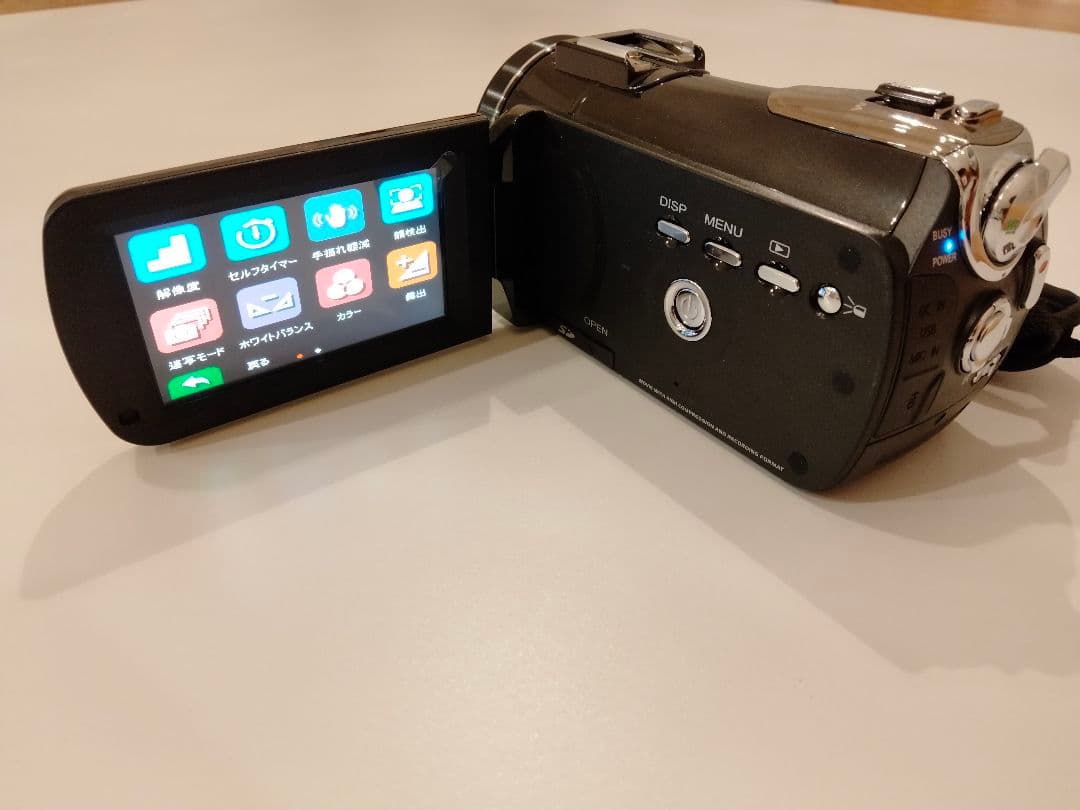 SONY製CMOSセンサー使用　4Kビデオカメラ DV-AC3-2-BK