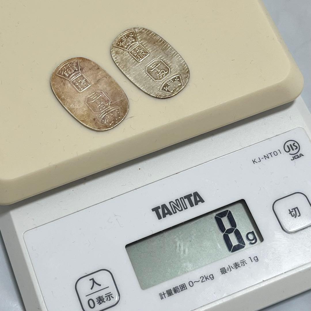 純銀小判 1匁 2枚セット 徳力