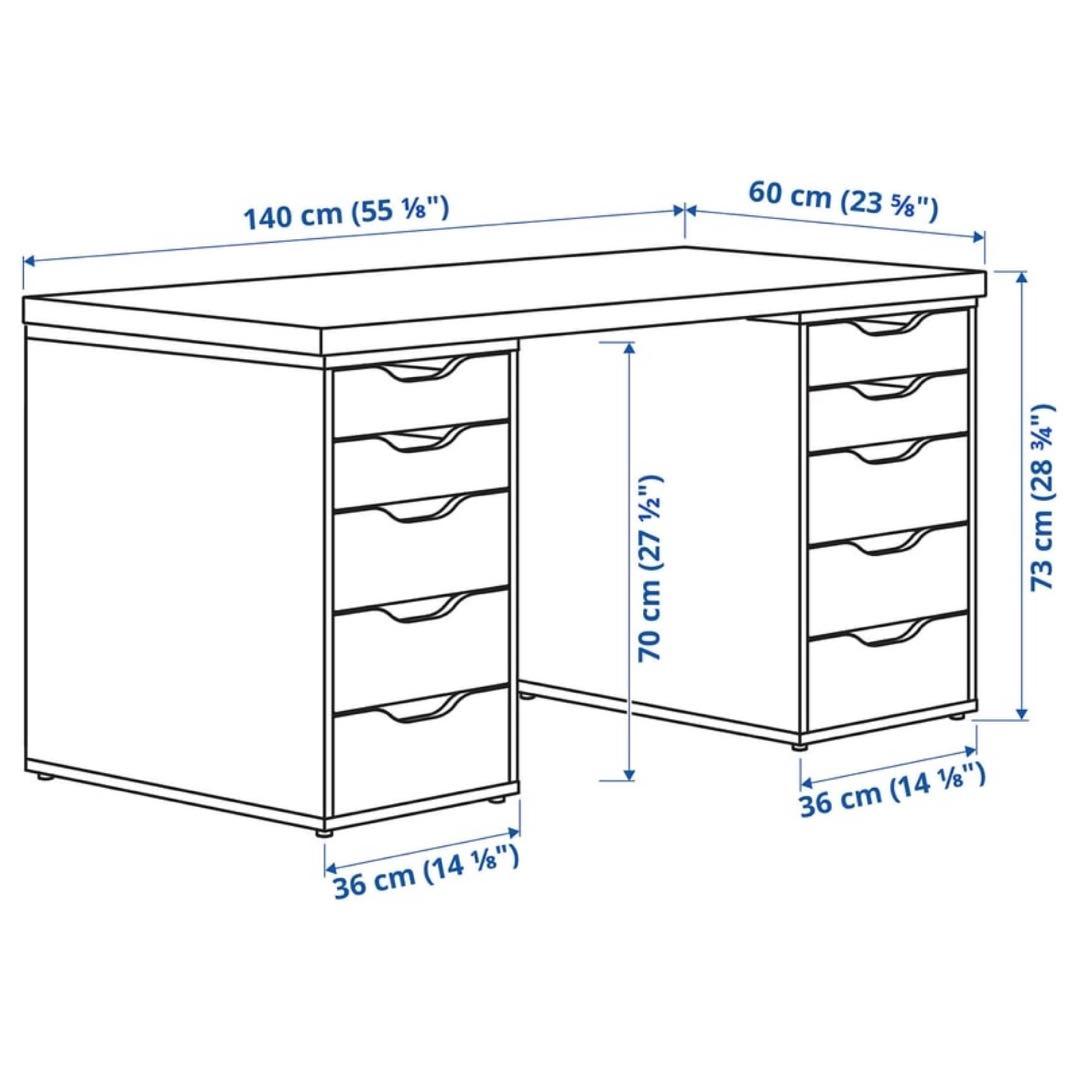 IKEA LAGKAPTEN ラグカプテン /ALEX アレクス 140×60