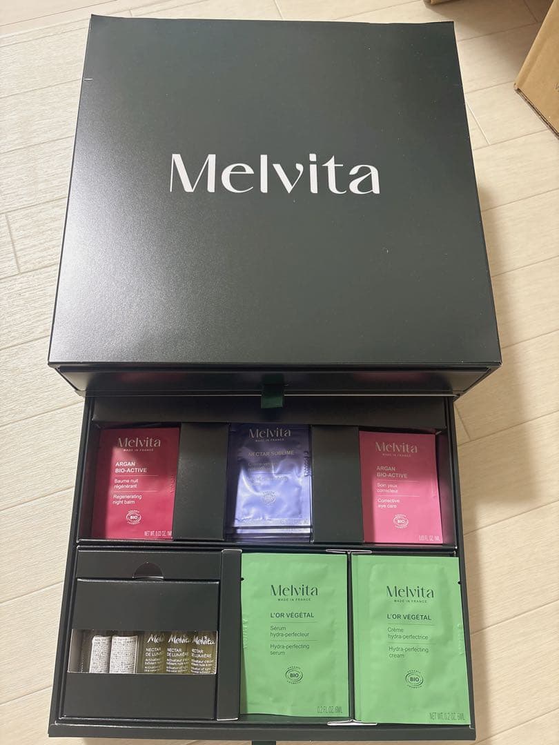Melvita スキンケア トライアルセット 9種類(全127袋)