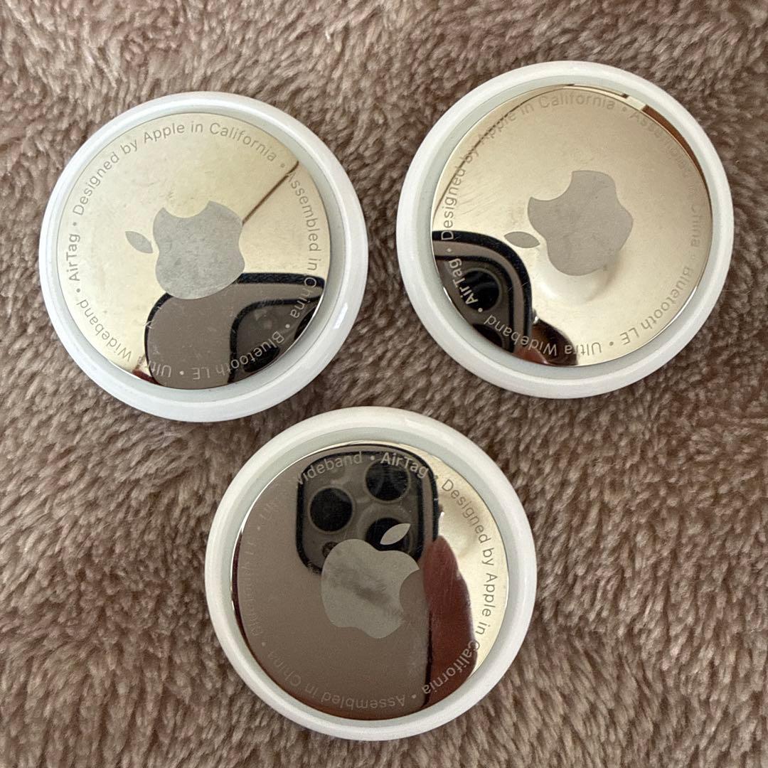エアタグAirTag＋Belkin AirTag アクセサリー 3個セット
