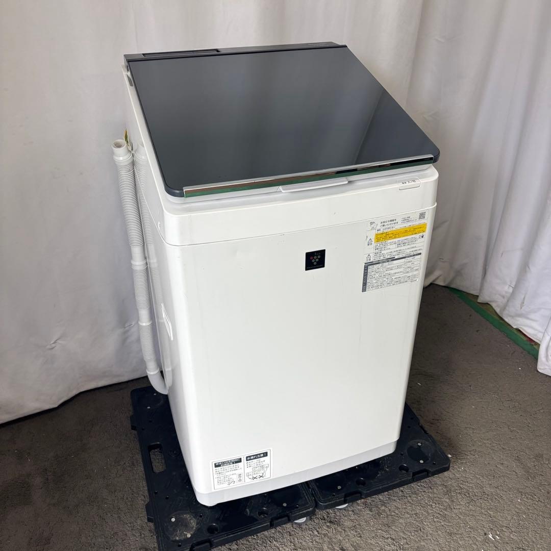 282　SHARP　洗濯機　乾燥　11キロ　設置無料　超音波ウォッシャー　安い‼️