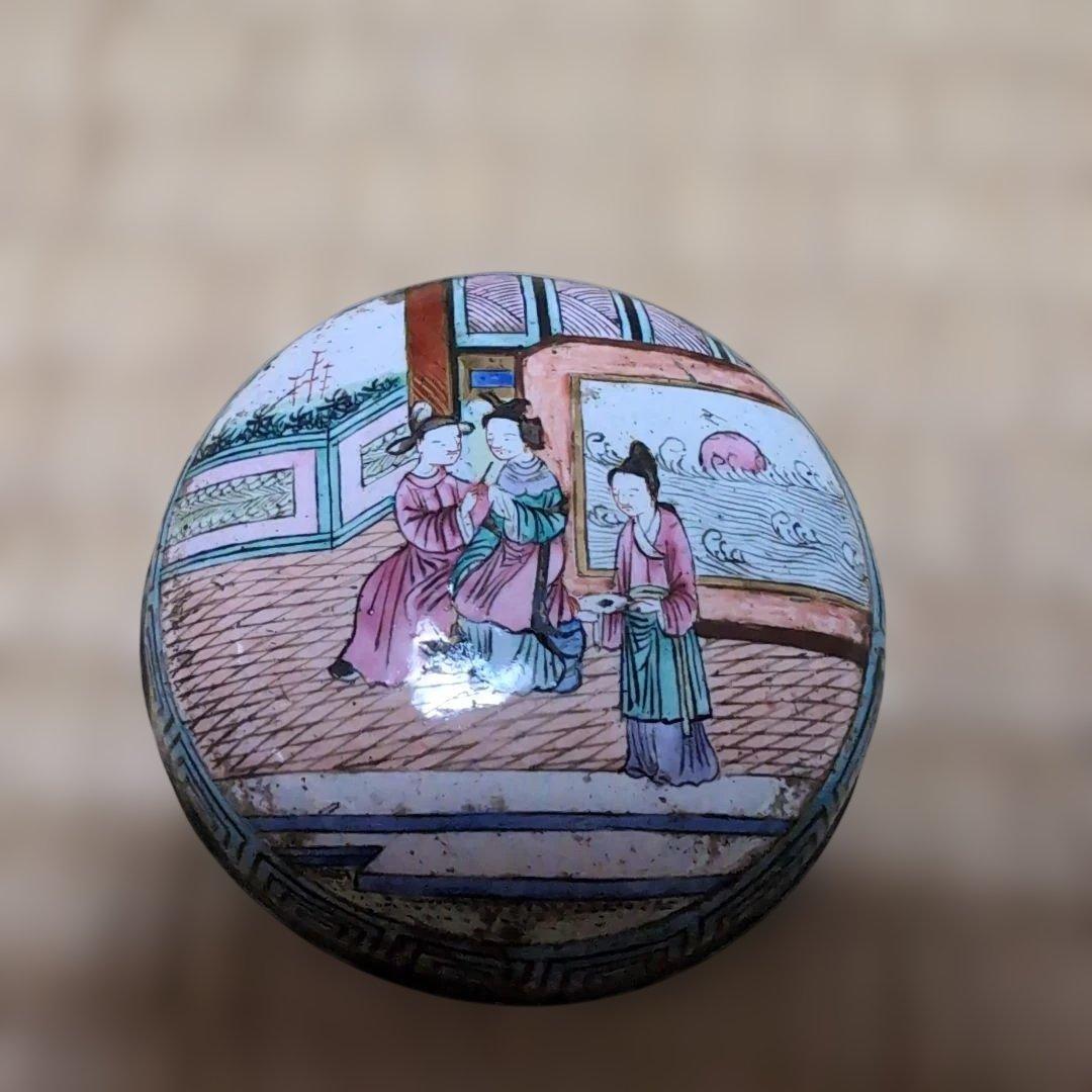 【骨董品】中国清代香合