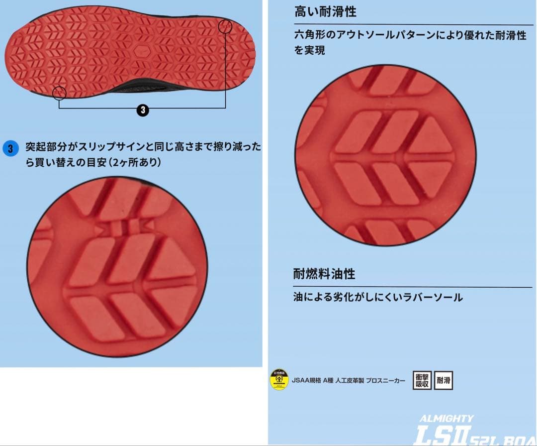 ミズノ オールマイティ LSII52L BOA 紺 27cm F1GA2202