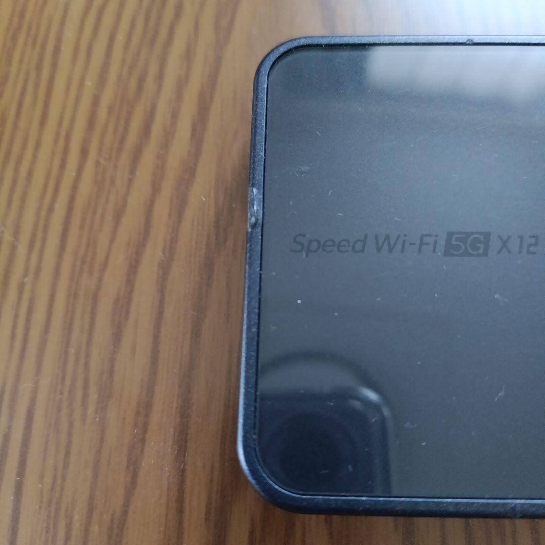 Speed Wi-Fi 5G X12 モバイルルーター クレードル付き