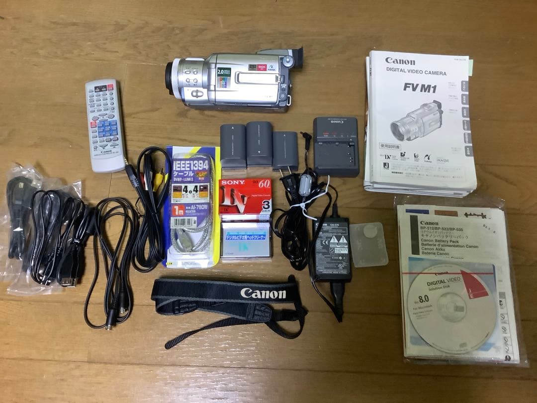 値下げCanon FV M1 ビデオカメラ　ヘッドクリーナー付
