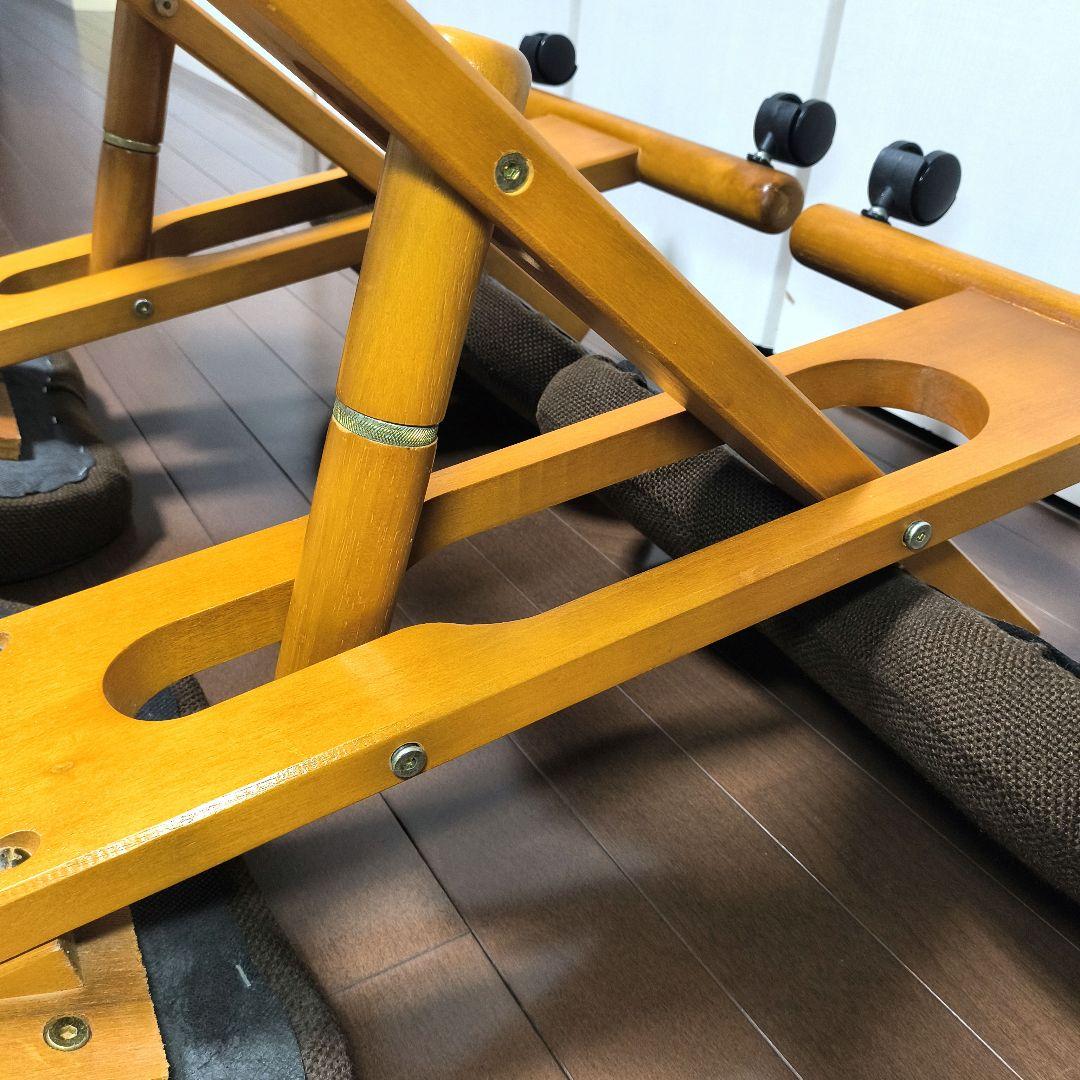 す*り様 美品　宮武製作所　プロポーションチェア　ブラウン　2点セット　バランス