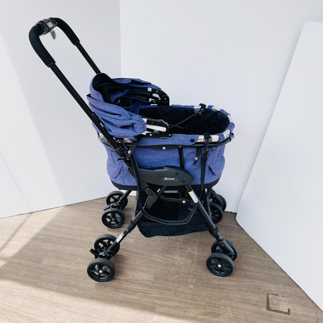 Combi コンビ ペット用カート ミリミリEG ネイビーブルー (NB)