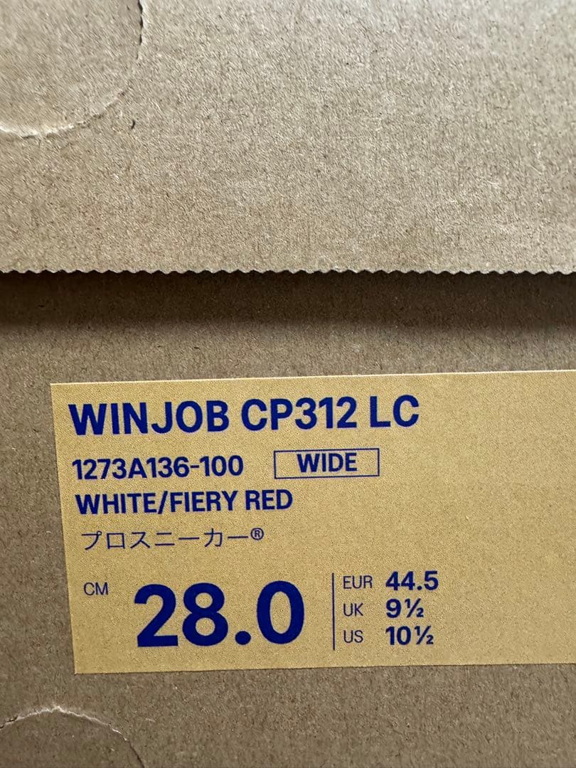 アシックス　安全靴 CP312LC 28.0cm WINJOB